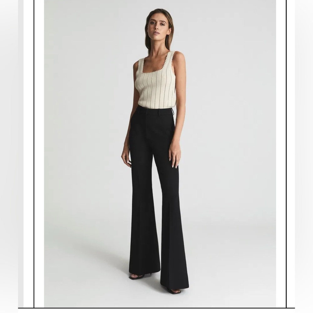 Reiss Effie Regular Flared Trousers